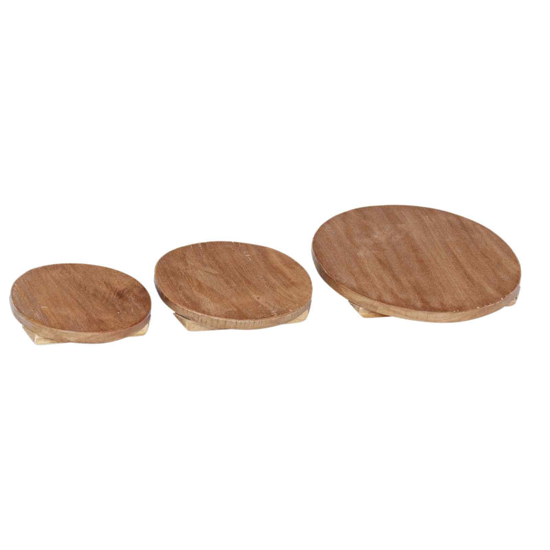 ギャラリービューアに画像をロードする, Vidaxl plant stool 3 pcs bruin mahoniehout
