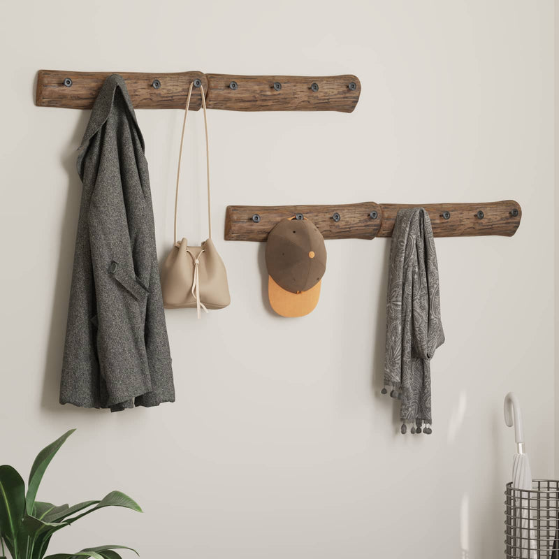 Afbeelding laden in galerijviewer, Vidaxl hanger bruin 50 x 8 x 12 cm massief gerecycled hout
