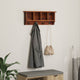 Vidaxl hanger bruin 70 x 11 x 27 cm massief mahoniehout