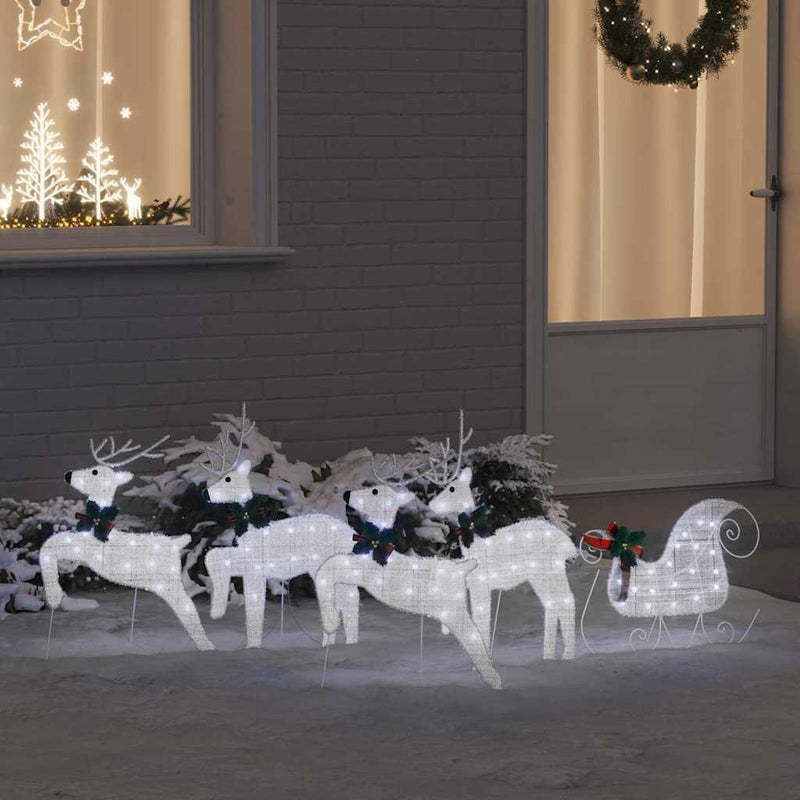 ギャラリービューアに画像をロードする, Vidaxl led rendieren 5 pcs zilver stof
