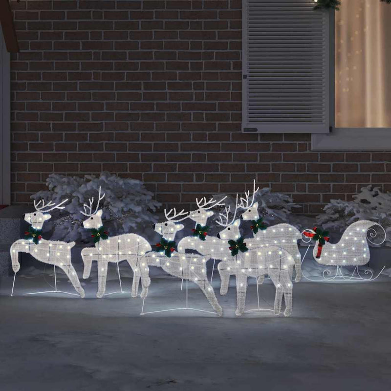 ギャラリービューアに画像をロードする, Vidaxl led rendieren 7 pcs zilver stof
