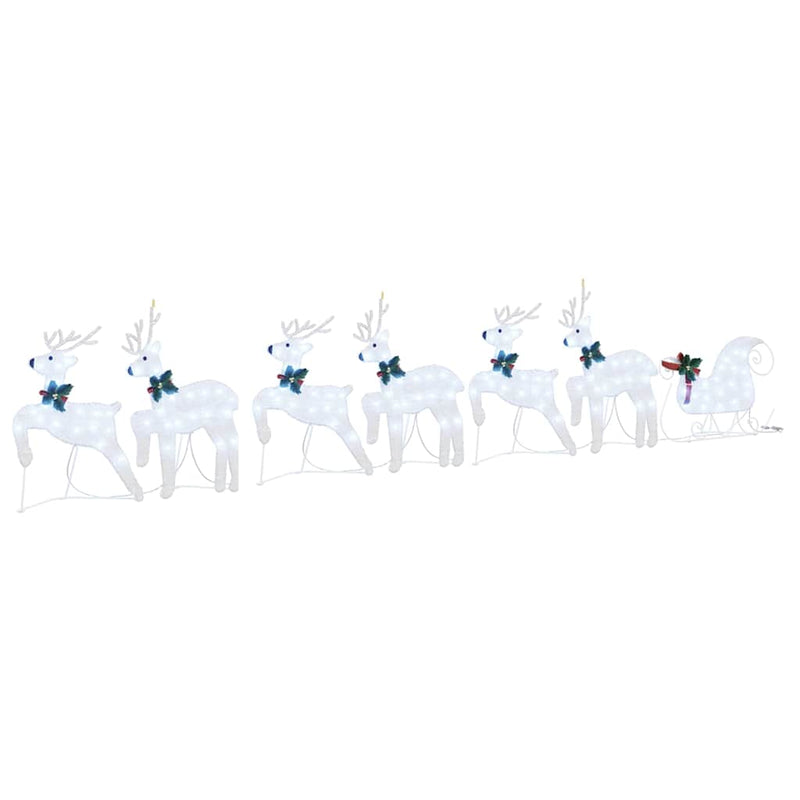 ギャラリービューアに画像をロードする, Vidaxl led rendieren 7 pcs zilver stof
