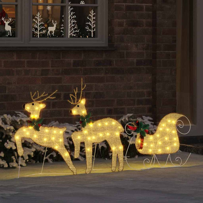 ギャラリービューアに画像をロードする, Vidaxl led rendieren 3 pcs warmwit stof
