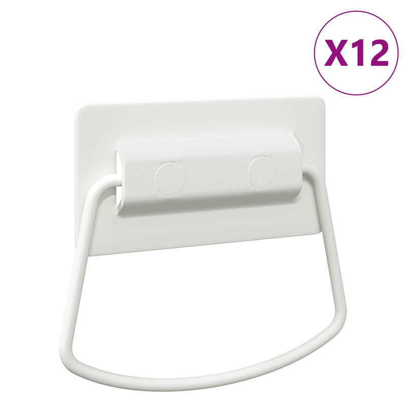 Chargez l'image dans la visionneuse de la galerie, Vidaxl kast handvatten 12 pcs wit 85 x 45 mm metaal
