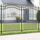 Vidaxl tuinhek grijs 240 x 202,5 cm poedergecoat staal