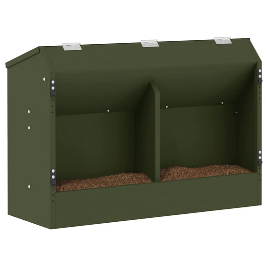 Vidaxl konijnenvoer olijf groen 64,5 x 25,5 x 45,5 cm