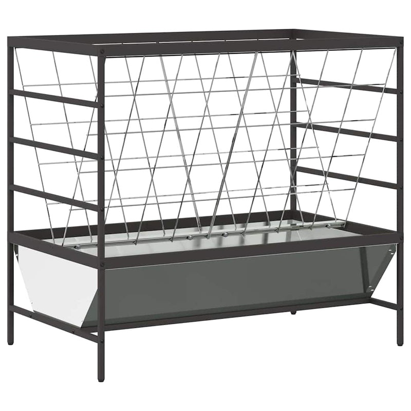 Afbeelding laden in galerijviewer, Vidaxl vee voeder zilver 100 x 60 x 90 cm gegalvaniseerd staal
