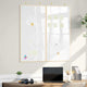 Vidaxl bulletinbord wit 80 x 80 x 1.4 cm massief grenenhout