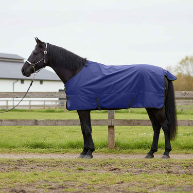 Vidaxl paardendeken donkergroen en zwart 155 cm polyester