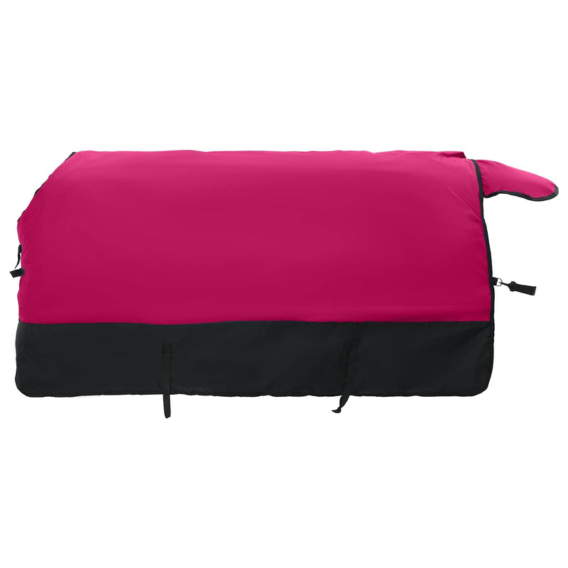 ギャラリービューアに画像をロードする, Vidaxl paardendeken roze en zwart 75 cm polyester
