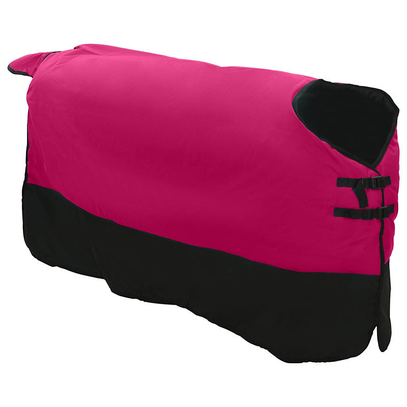 Chargez l'image dans la visionneuse de la galerie, Vidaxl paardendeken roze en zwart 75 cm polyester
