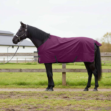 Vidaxl paardendeken donkergroen en zwart 105 cm polyester