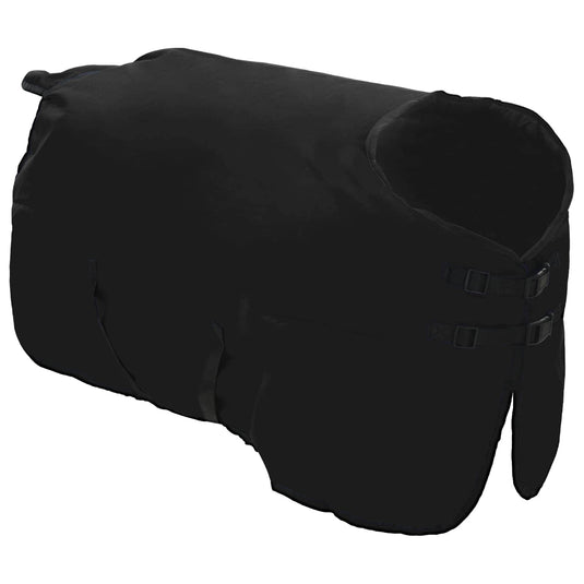 Vidaxl paardendeken donkergroen en zwart 75 cm polyester