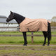 Vidaxl paardendeken cappuccino 85 cm polyester