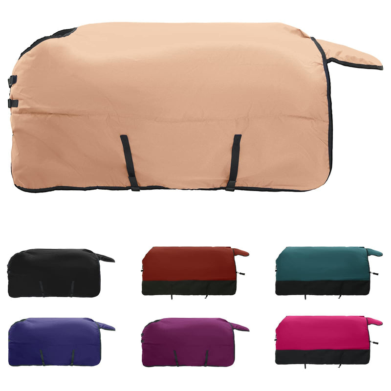 Chargez l'image dans la visionneuse de la galerie, Vidaxl paardendeken cappuccino 145 cm polyester
