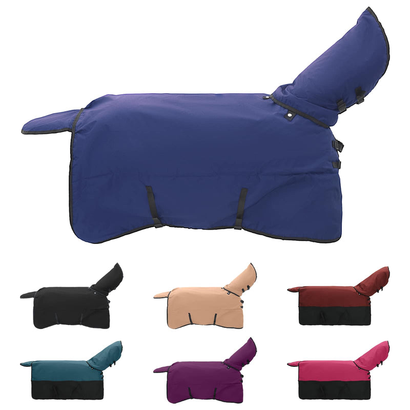 Chargez l'image dans la visionneuse de la galerie, Vidaxl paardendeken donkergroen en zwart 85 cm polyester

