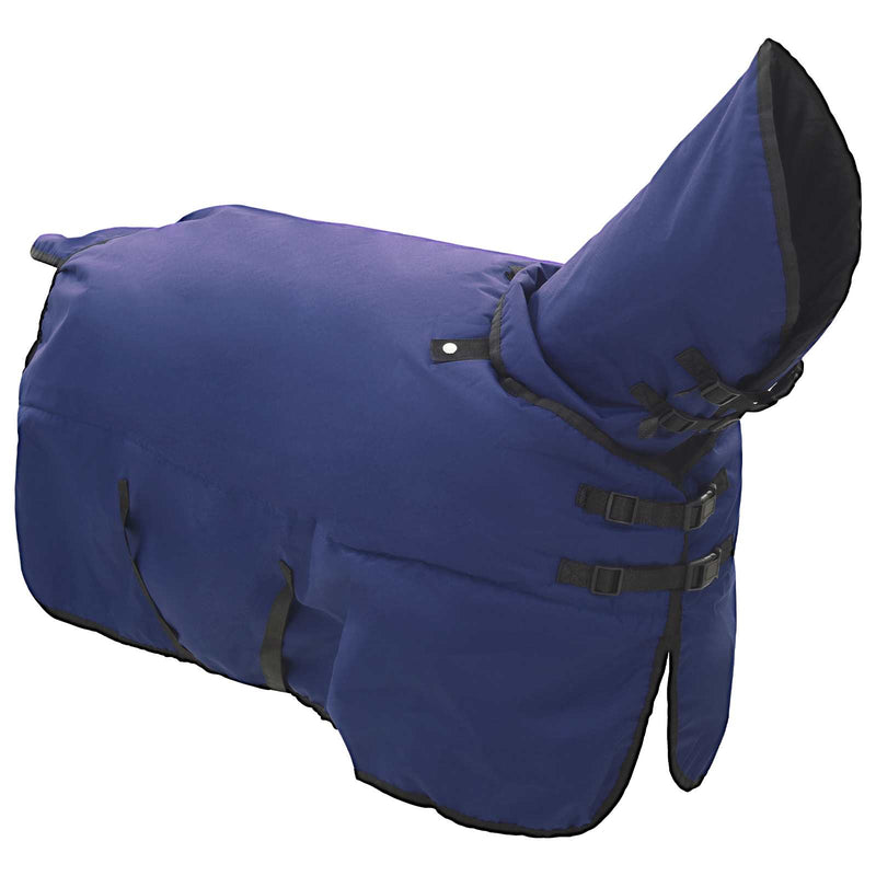 ギャラリービューアに画像をロードする, Vidaxl paardendeken donkergroen en zwart 115 cm polyester
