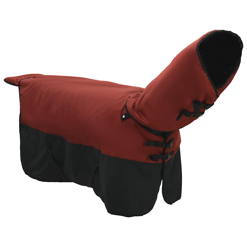 ギャラリービューアに画像をロードする, Vidaxl paardendeken donkergroen en zwart 115 cm polyester
