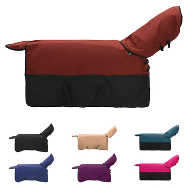Vidaxl paardendeken donkergroen en zwart 115 cm polyester