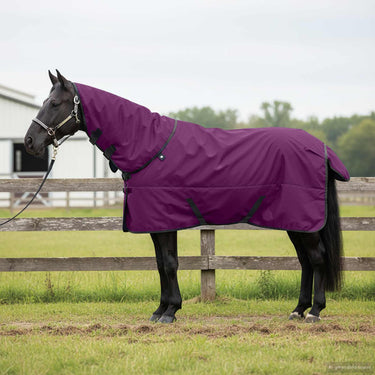 Vidaxl paardendeken donkergroen en zwart 125 cm polyester