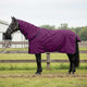 Vidaxl paardendeken donkergroen en zwart 145 cm polyester