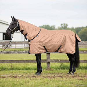 Vidaxl paardendeken cappuccino 85 cm polyester