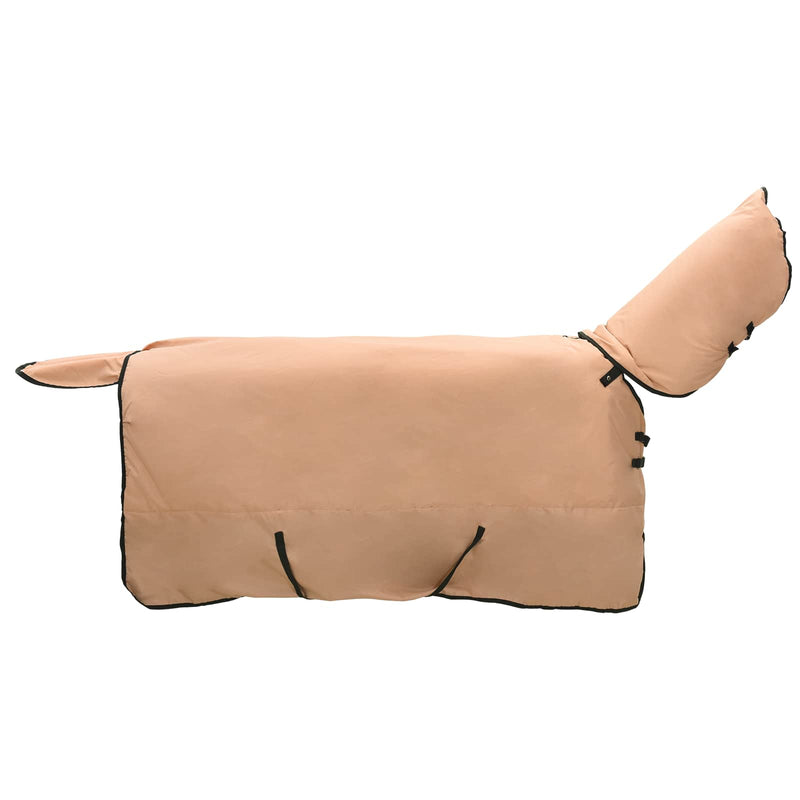 Chargez l'image dans la visionneuse de la galerie, Vidaxl paardendeken cappuccino 95 cm polyester
