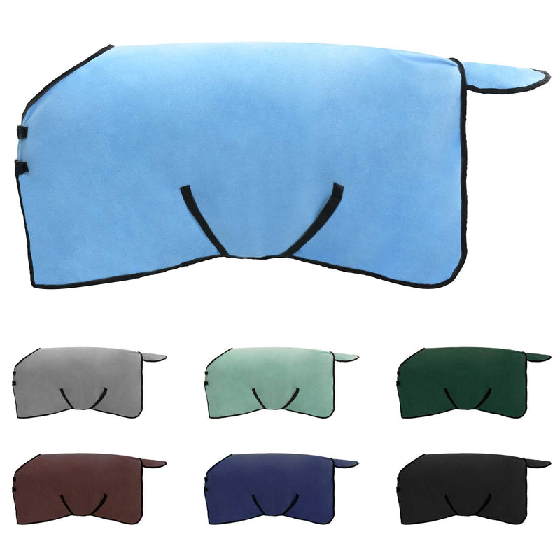 ギャラリービューアに画像をロードする, Vidaxl paardendeken volledige aqua polyester
