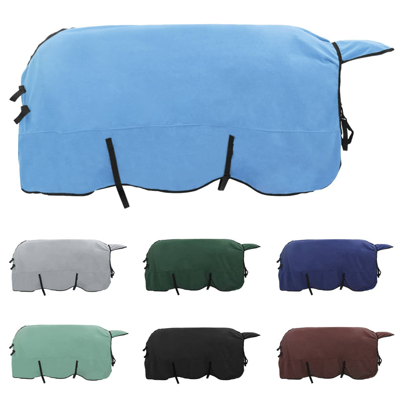 ギャラリービューアに画像をロードする, Vidaxl paardendeken volledige aqua polyester
