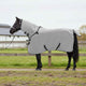 Vidaxl paardendeken volledig lichtgrijs en roze polyester