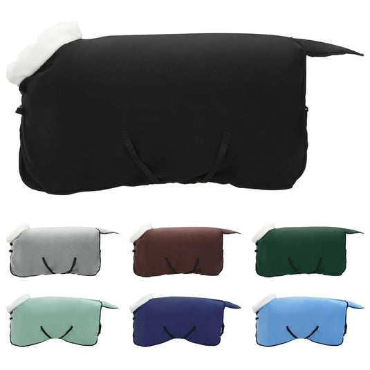 Vidaxl paardendeken zwart 105 cm polar fleece