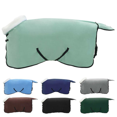 Vidaxl paardendeken volledig donkergroen 95 cm polar fleece