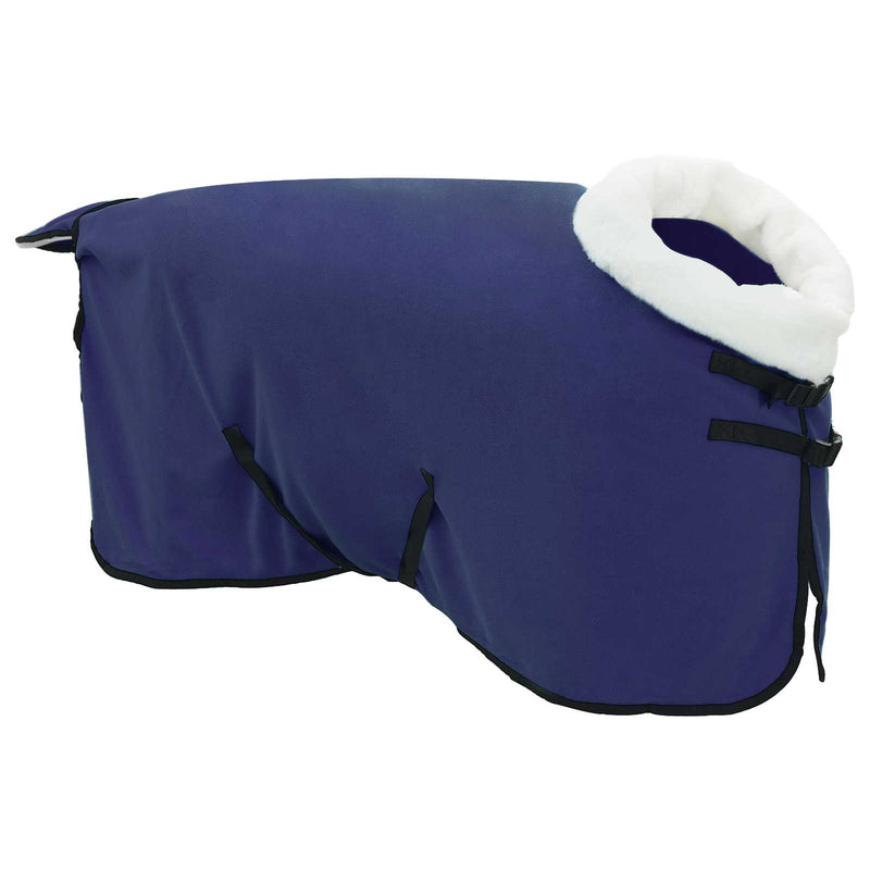 Afbeelding laden in galerijviewer, Vidaxl paardendeken marineblauw 85 cm polar fleece
