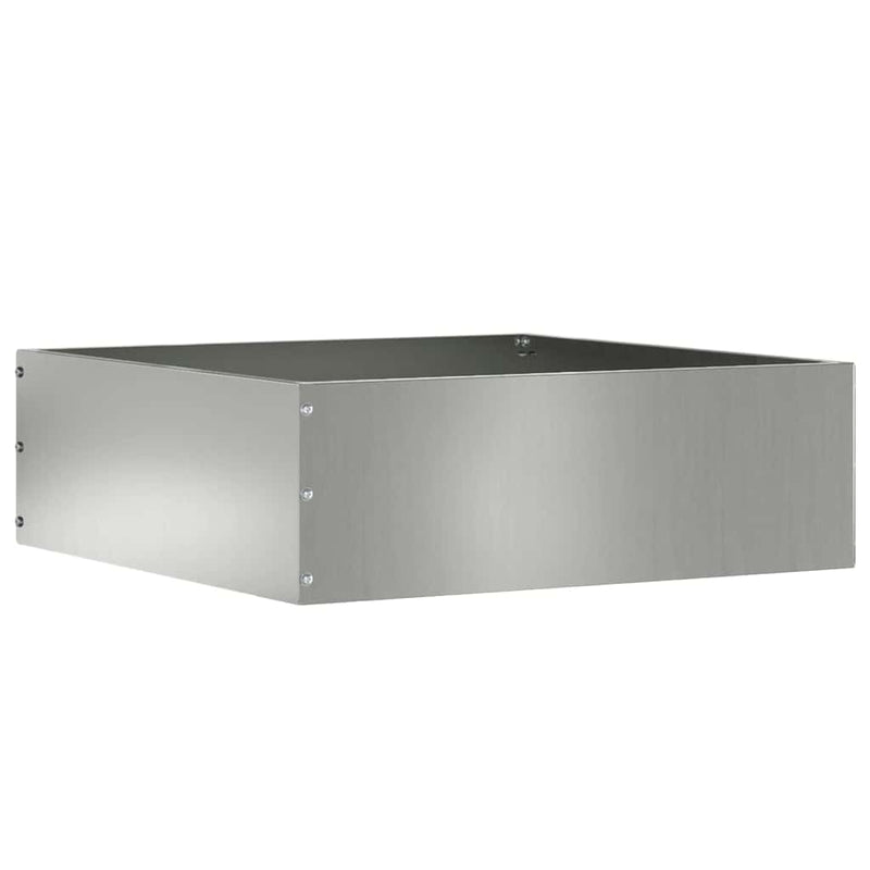 Chargez l'image dans la visionneuse de la galerie, Vidaxl tuinrand zilver 40 x 40 x 13 cm gegalvaniseerd staal
