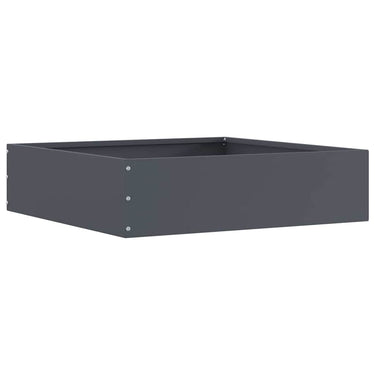 Vidaxl tuinrand antraciet 50 x 50 x 13 cm staal
