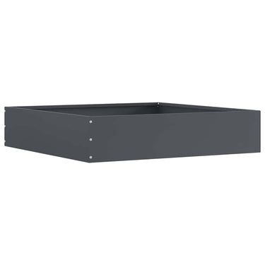 Vidaxl tuinrand antraciet 60 x 60 x 13 cm staal