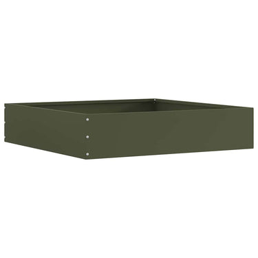 Vidaxl tuinrand olijf groen 60 x 60 x 13 cm staal