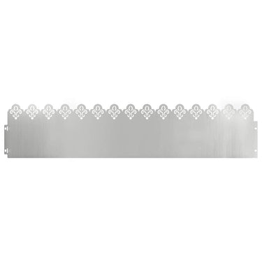 Vidaxl gazonranden 30 pcs zilver 103 x 0,05 x 22 cm