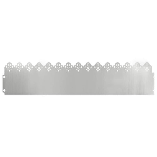 Vidaxl gazonranden 30 st 103 x 0,05 x 22 cm gegalvaniseerd staal