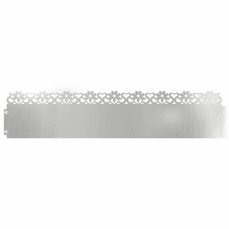 Chargez l'image dans la visionneuse de la galerie, Vidaxl gazonranden 30 pcs zilver 103 x 0,05 x 22 cm
