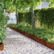 Vidaxl gazonranden 20 pcs roestig 103 x 0,05 x 22 cm cortenstaal