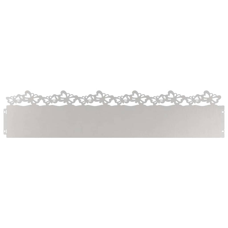 Afbeelding laden in galerijviewer, Vidaxl gazonranden 20 pcs zilver 103 x 0,05 x 22 cm roestvrij staal
