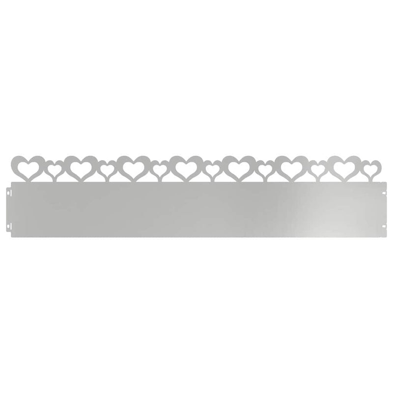 ギャラリービューアに画像をロードする, Vidaxl gazonranden 30 pcs zilver 103 x 0,05 x 22 cm
