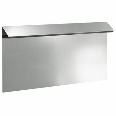 Vidaxl slakkenhekje 16 pcs zilver 50 x 3,5 x 25 cm