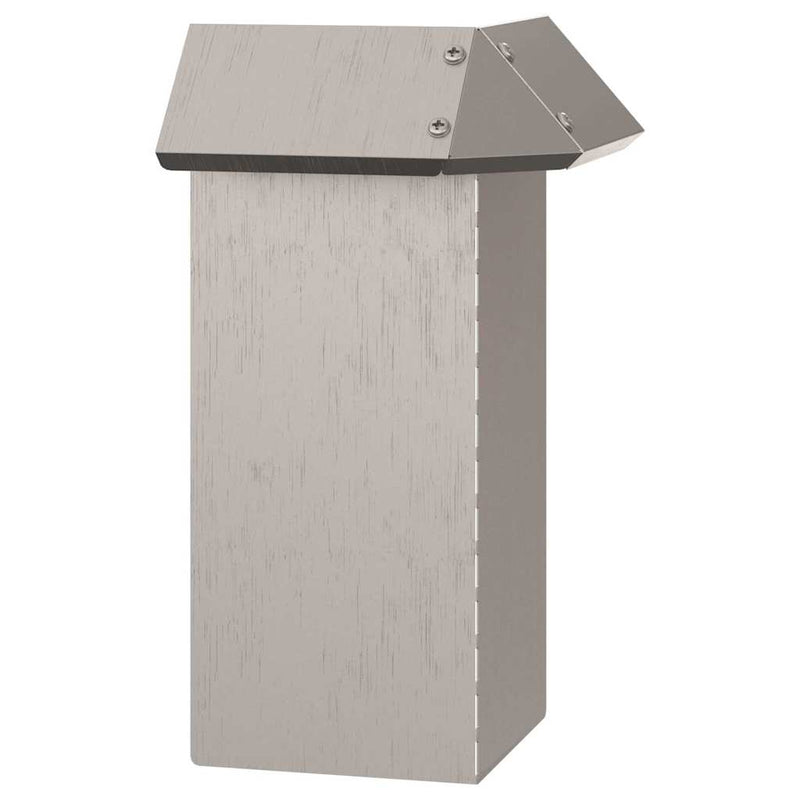 Afbeelding laden in galerijviewer, Vidaxl slakkenhekje roestig 13,5 x 13,5 x 25 cm cortenstaal
