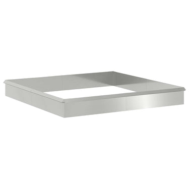 Vidaxl slakkenhekken 12 pcs zilver gegalvaniseerd staal