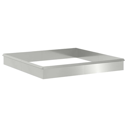 Vidaxl slakkenhekken 12 pcs zilver gegalvaniseerd staal