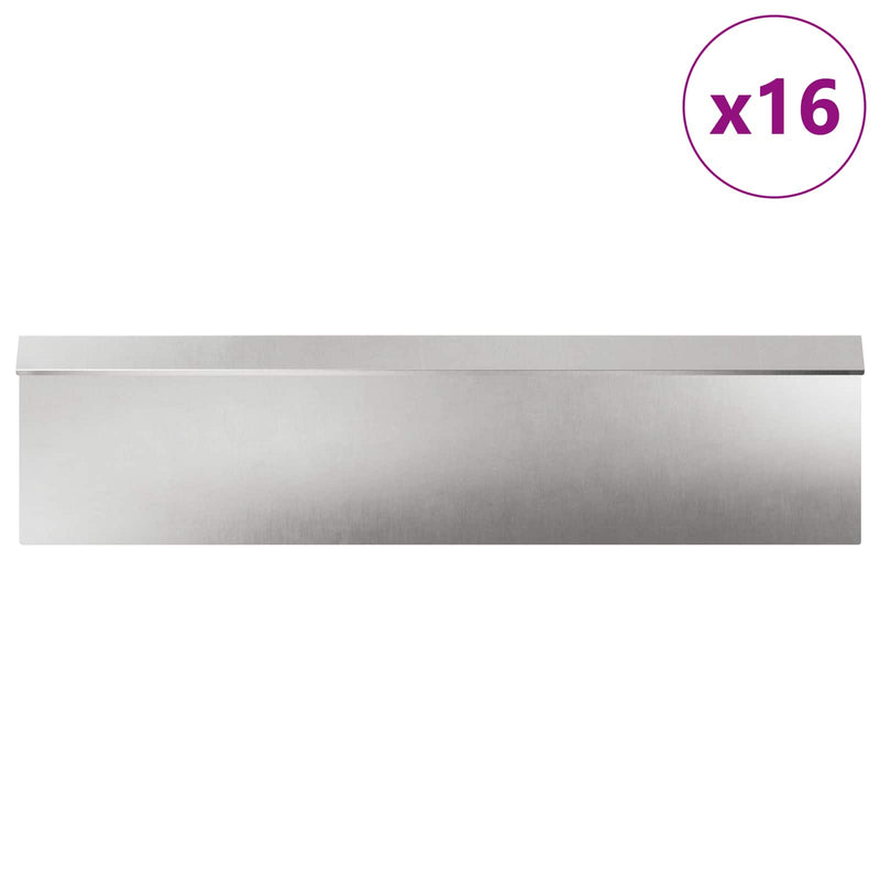 ギャラリービューアに画像をロードする, Vidaxl slakkenhekken 20 pcs zilver roestvrij staal
