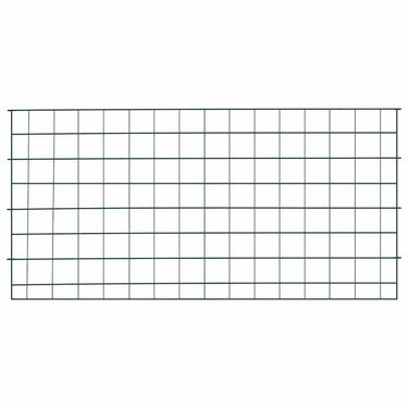 Vidaxl vijverhekken set 5 pcs groen 100 x 50 cm staal