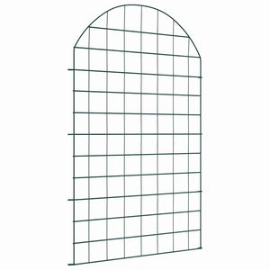 Vidaxl vijverhekken set 8 pcs groen 50 x 80 cm staal